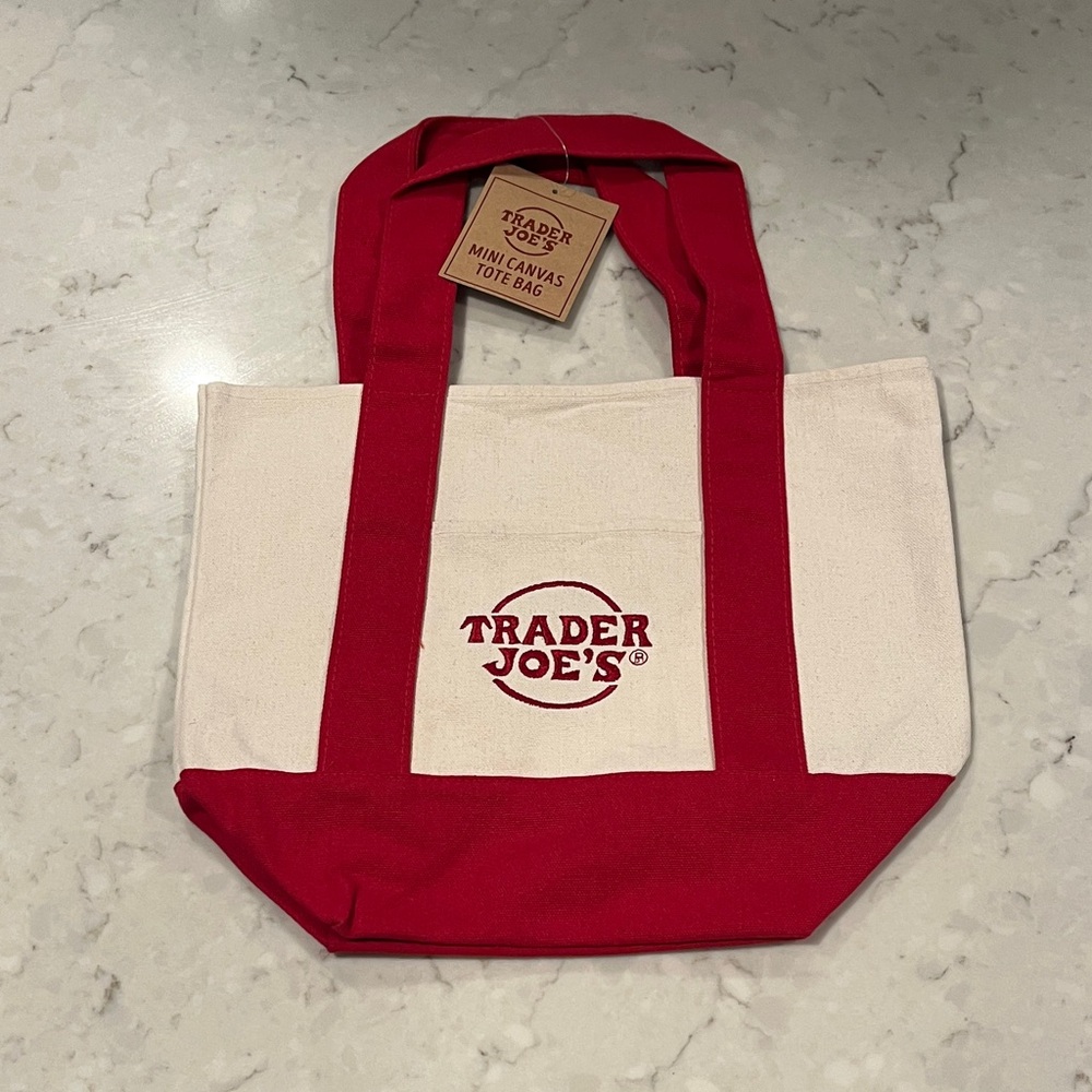 Trader Joe's Red Mini Tote Bag